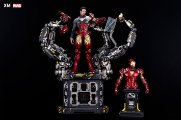 Preview: XM Studios Iron Man Suit-Up (Ver B - Exclusive)